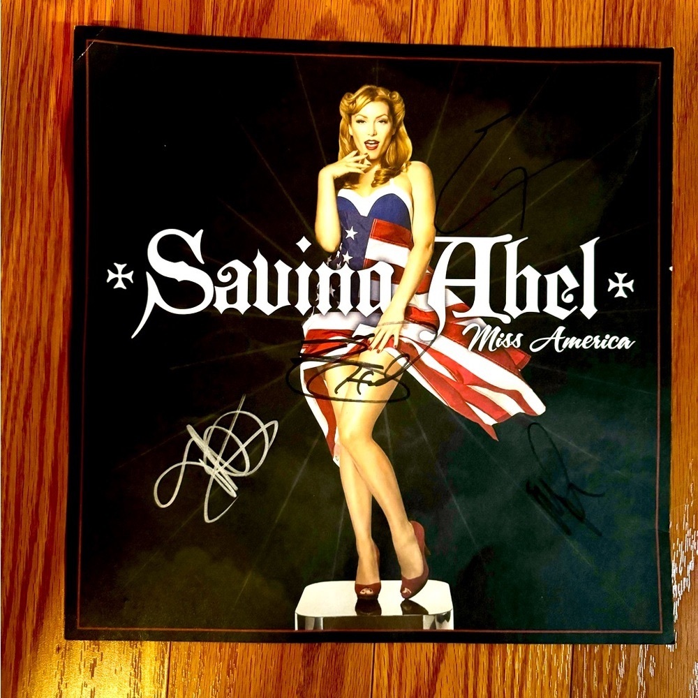 Saving Abel Autographed Tour Poster